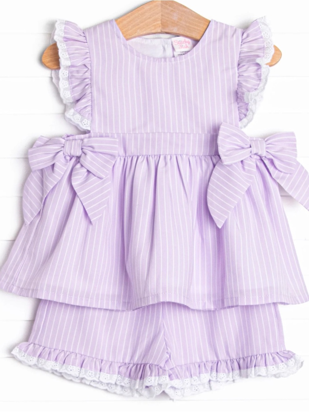 Stitchy Fish lavander Matching Set